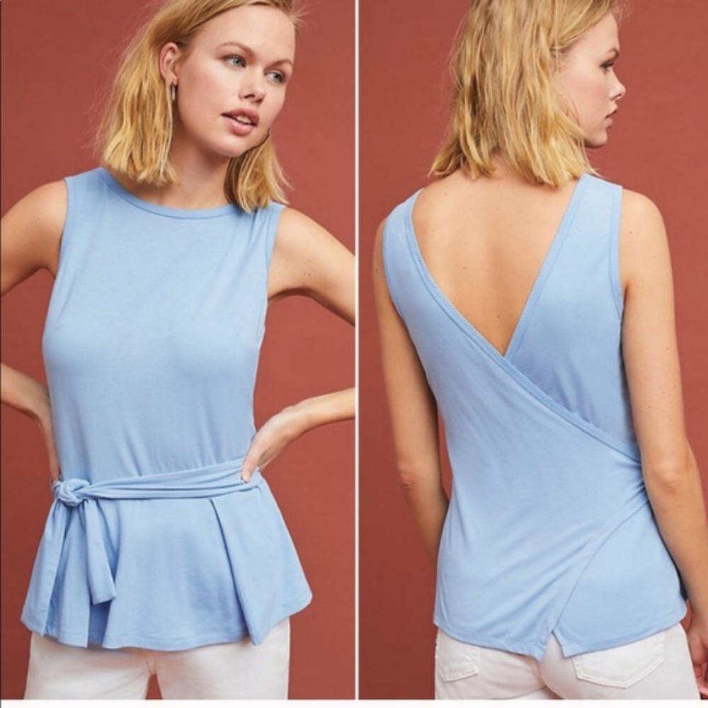 Ett:twa Peplum Wrap Top